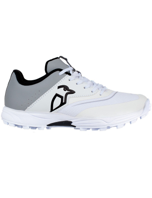 Kookaburra KC 3.0 Rubber Jnr Cricket Shoes - White/Grey
